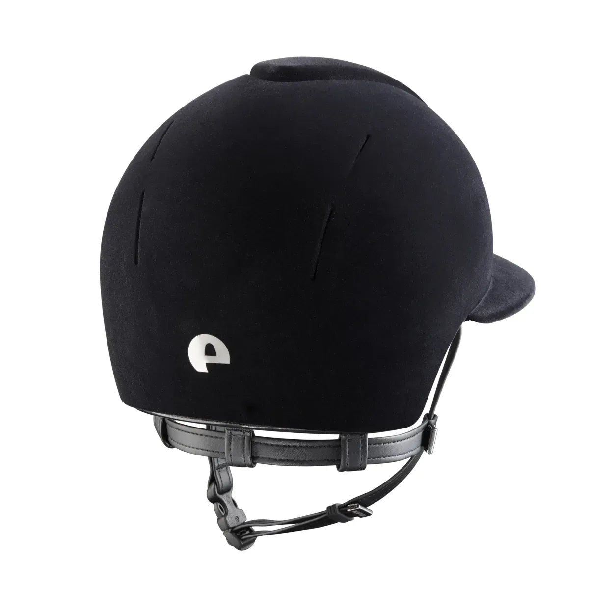 Casco equitazione Smart Nova / Velluto Nero / Visiera Polo Large