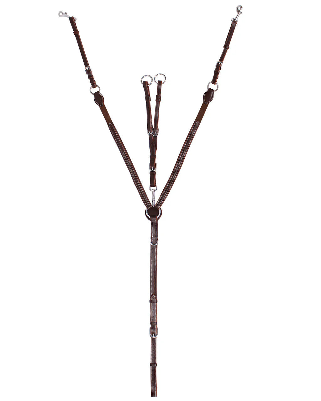 Pettorale luxury con cuciture bianche Qhp