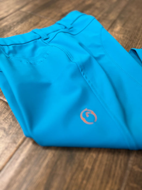 Pantalone donna con grip al ginocchio Syracuse scuba blue Vestrum