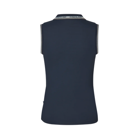 Polo senza maniche in piqué da donna KLNaira blu