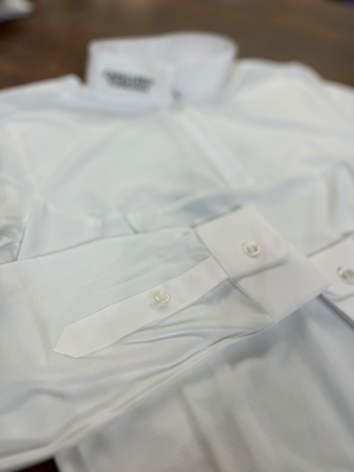 Maglia tecnica da gara donna con inserti a righe e cerniera frontale Cavalleria Toscana