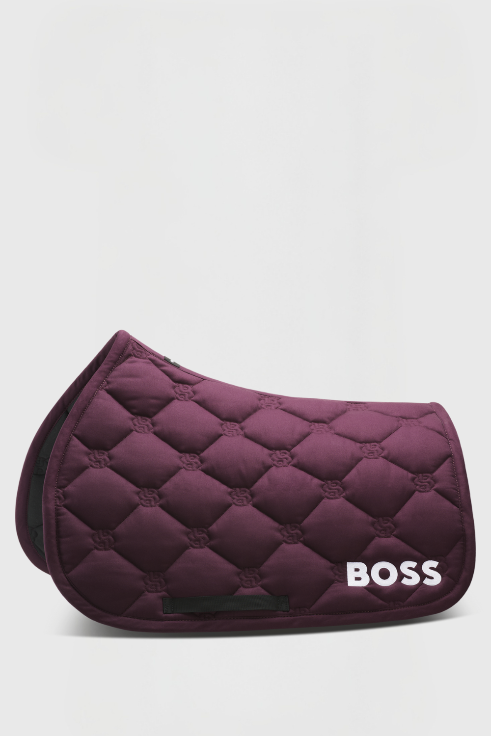 HAMPTON SADDLE PAD JUMP DEEP PURPLE BOSS EQUESTRAIN + cuffia