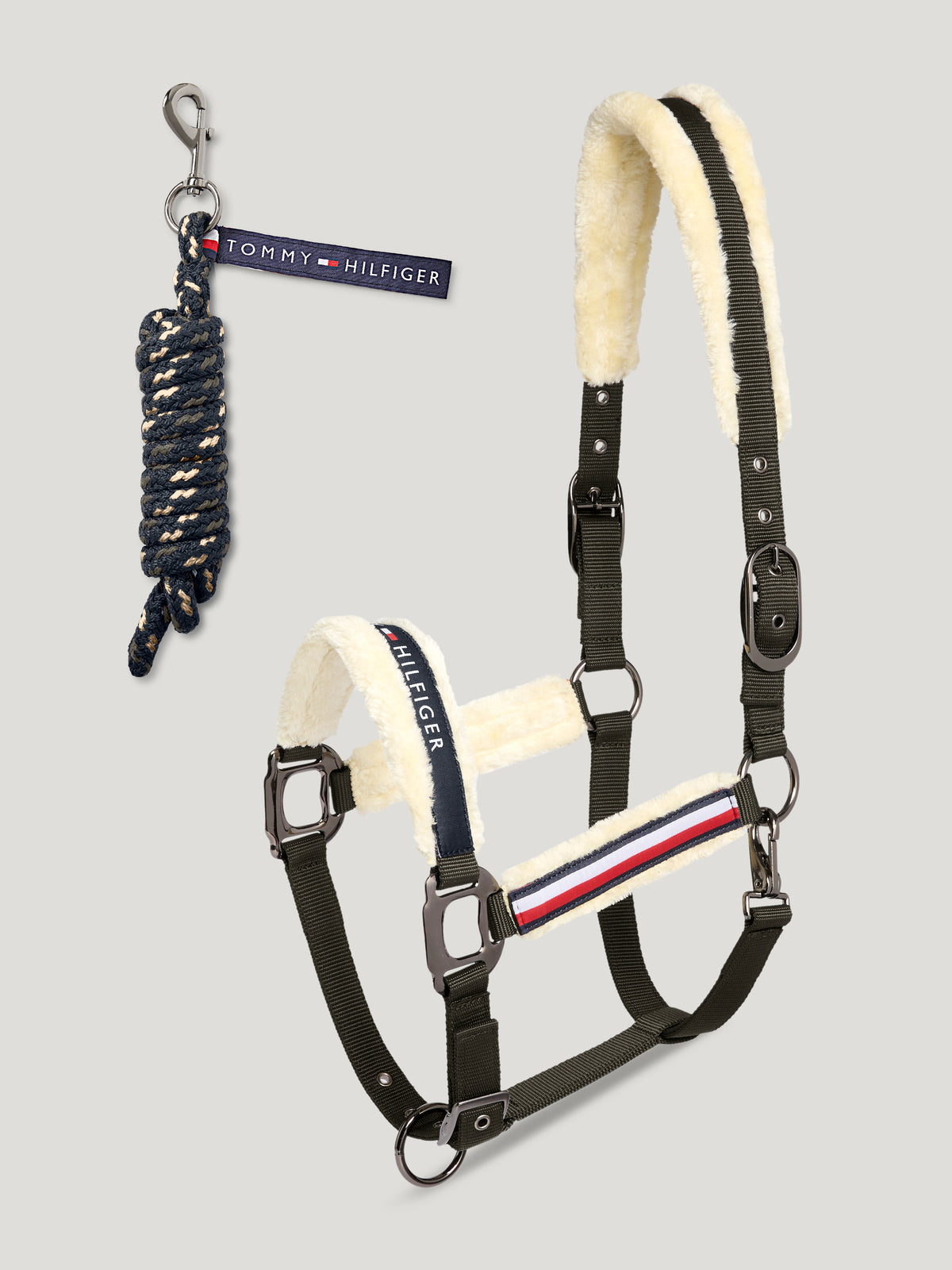 Set capezza e lunghina YALE con pelliccia Tommy Hilfiger