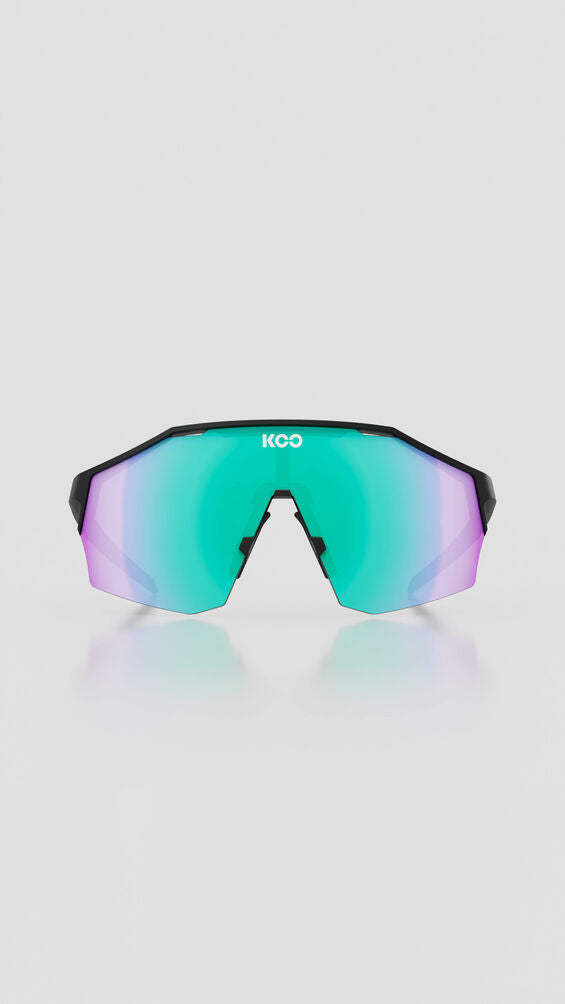 Occhiali Koo Alibi black matt/photochromic green mirror