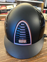 Cap Cromo 2.0 polish marrone lucido cinturino pelle cipria cornice rosa diamond rosa, logo zirconi oro rosa