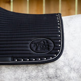 Completo sottosella + cuffia Jump'in nero/diamante