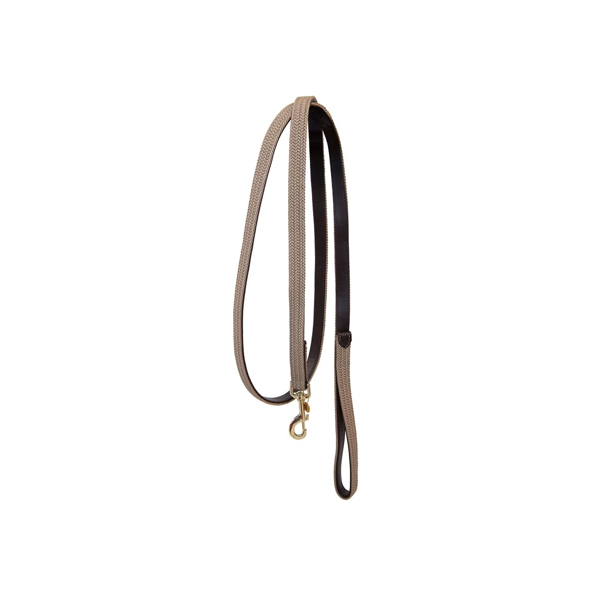 Lunghina da presentazione in nylon trecciato beige Kentucky