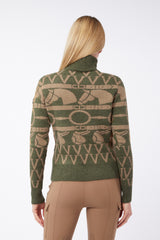 MAGLIONE DA DONNA ANSAN NERO e GRIGIO Vestrum