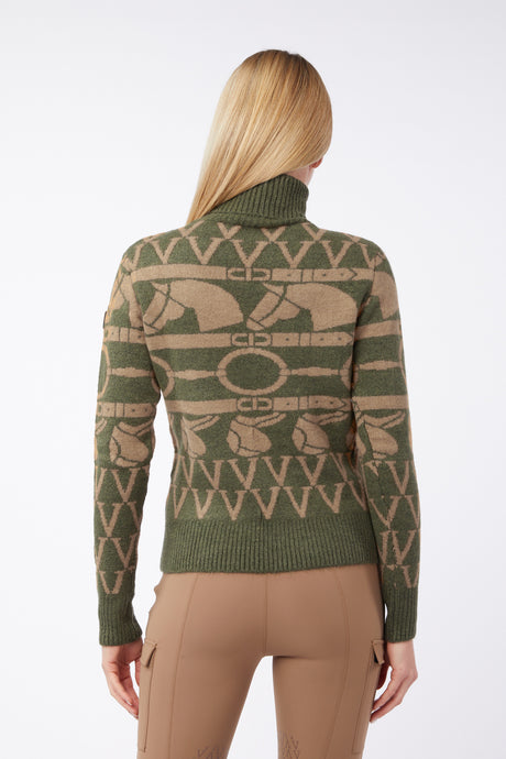 MAGLIONE DA DONNA ANSAN NERO e GRIGIO Vestrum