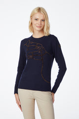 MAGLIONE DA DONNA OULU blu