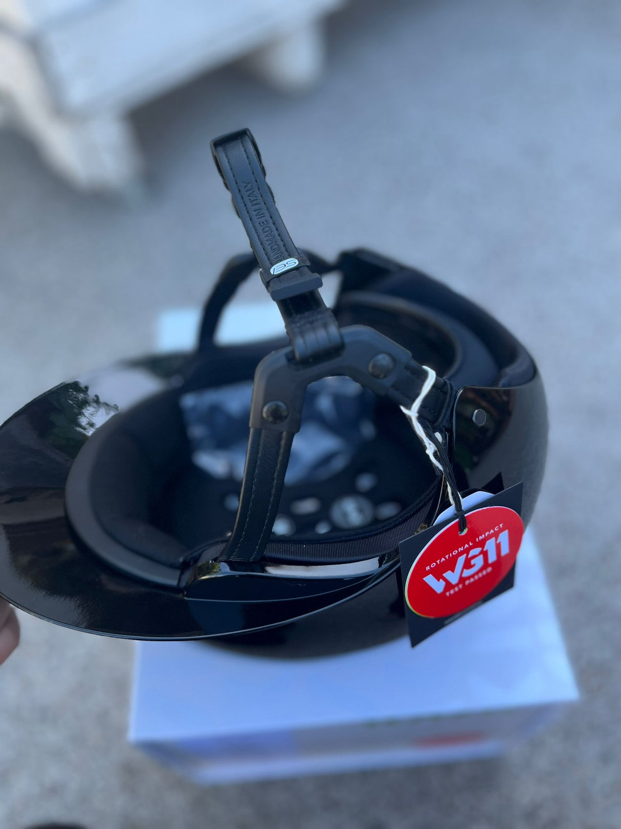 Kask Star Lady Pure Shine Graphite nero visiera polo