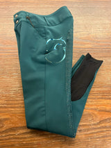 MOLVENO PANTALONI DA EQUITAZIONE DONNA CON FULL GRIP FOREST GREEN