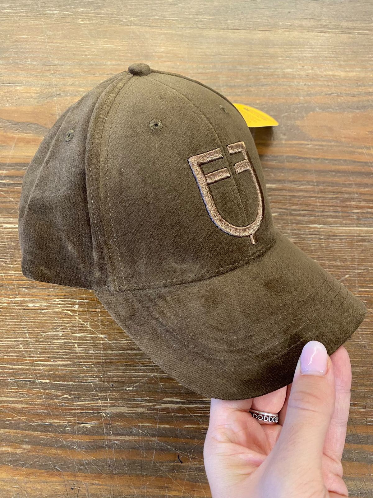 Cappello unisex in velluto Equestro