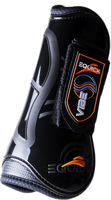 Stinchiere Vibe Equick con velcro nero