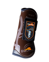Stinchiere Vibe Equick con velcro marrone