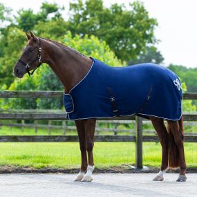 Coperta in pile con treccia QHP