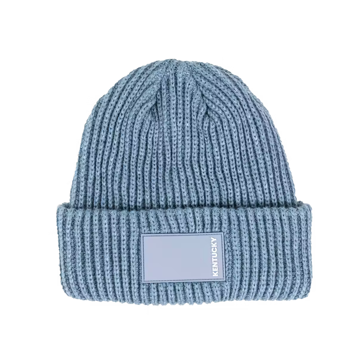 Berretto con logo gommato Kentucky celeste