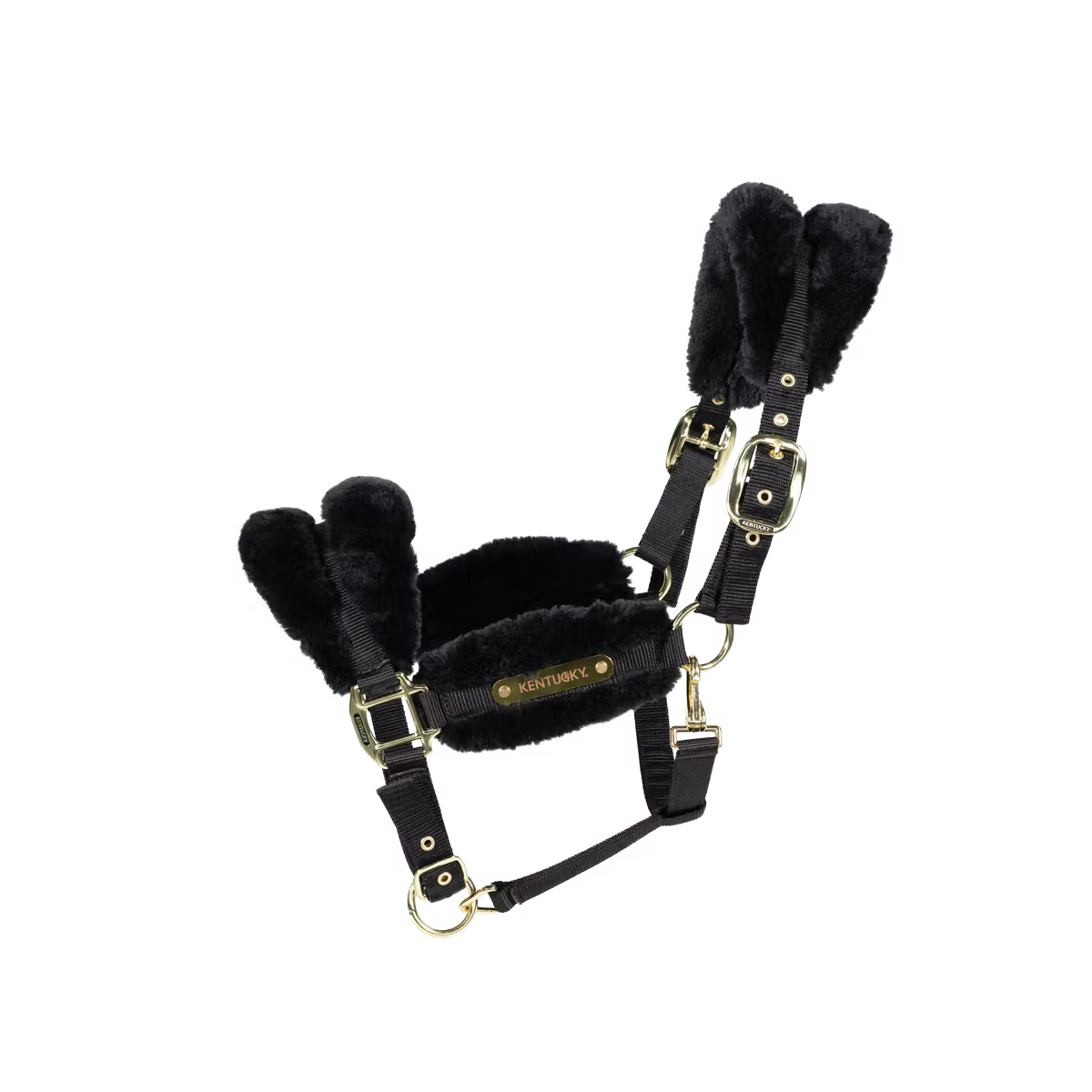 Capezza morbida in nylon e pelliccia Kentucky
