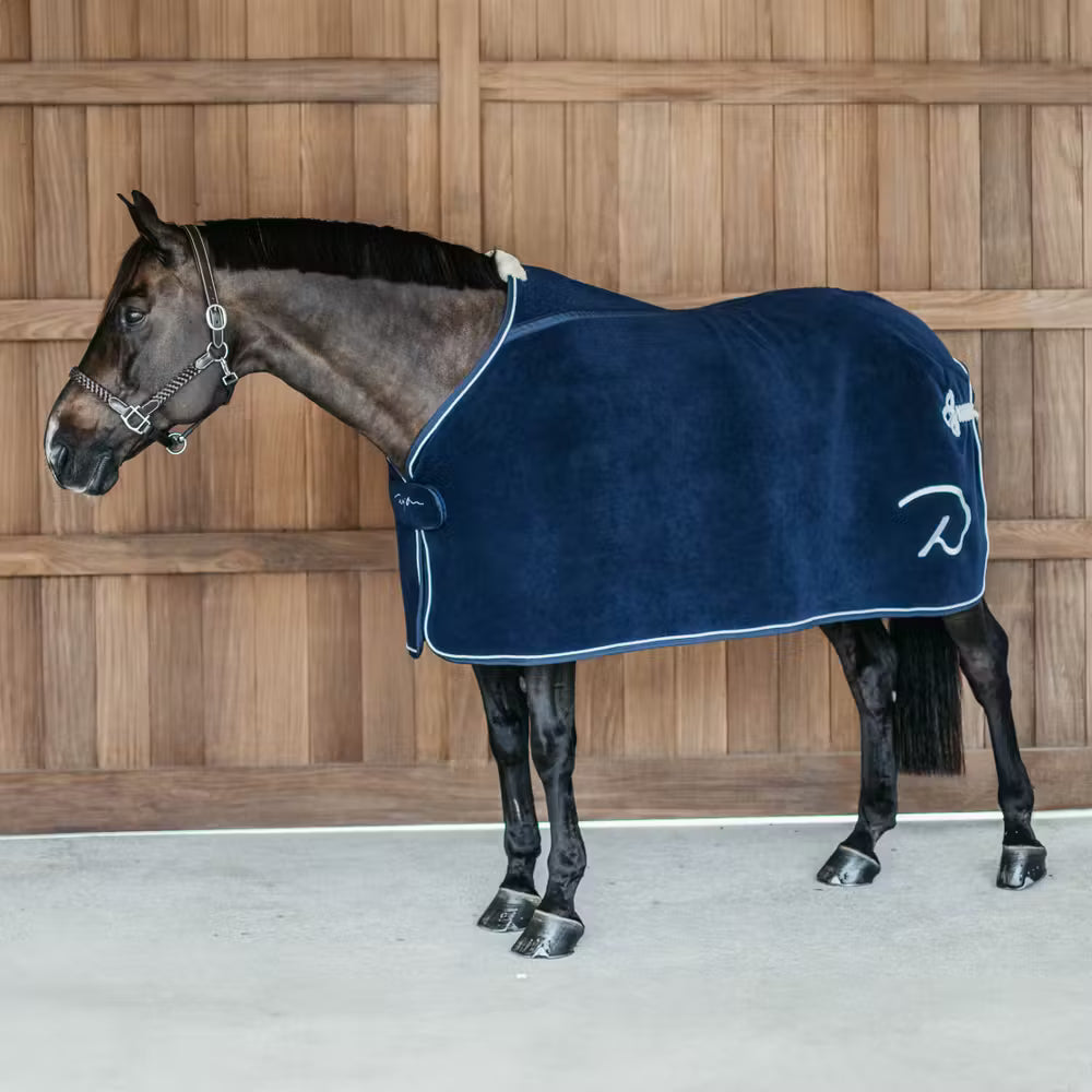 Coperta da passeggio in pile Dy'On navy