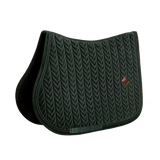 Sottosella jumping in velluto mini pearls e cuffia Kentucky verdone