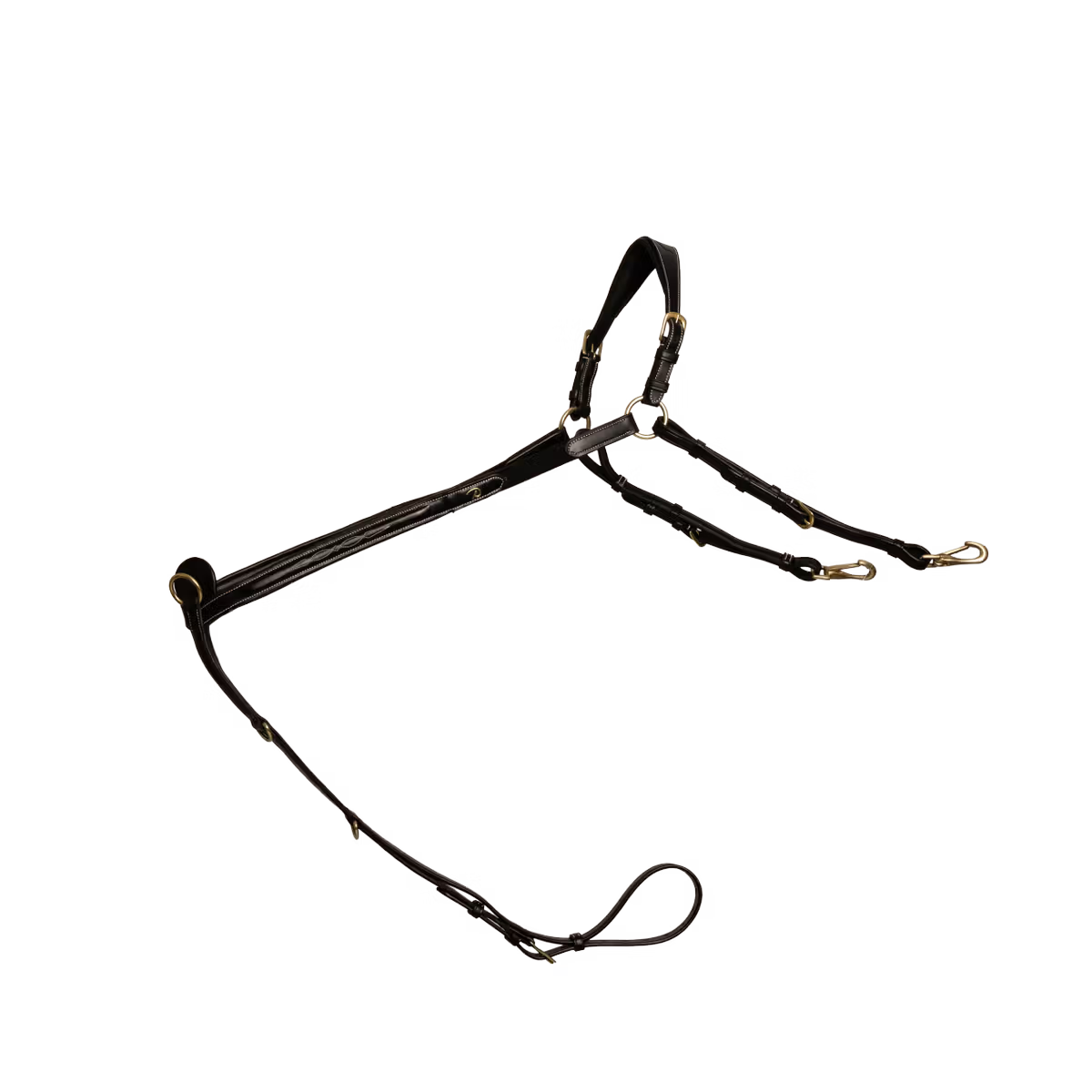 Pettorale Bridge Breastplate Dy'on nero/oro