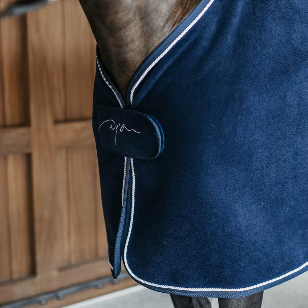 Coperta da passeggio in pile Dy'On navy
