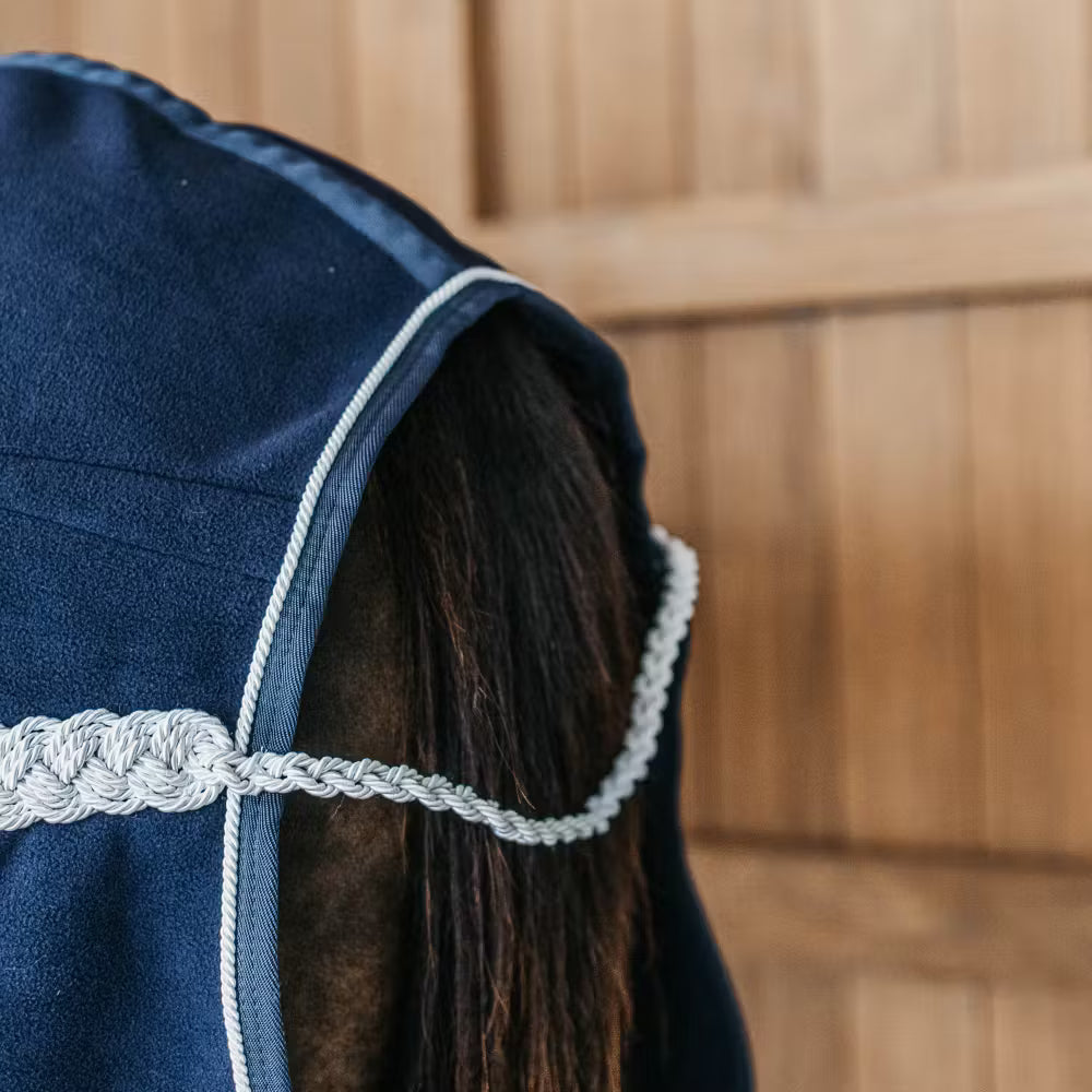 Coperta da passeggio in pile Dy'On navy