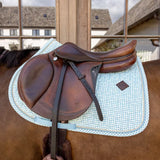 Sottosella in velluto con stampa e cuffia Kentucky Full