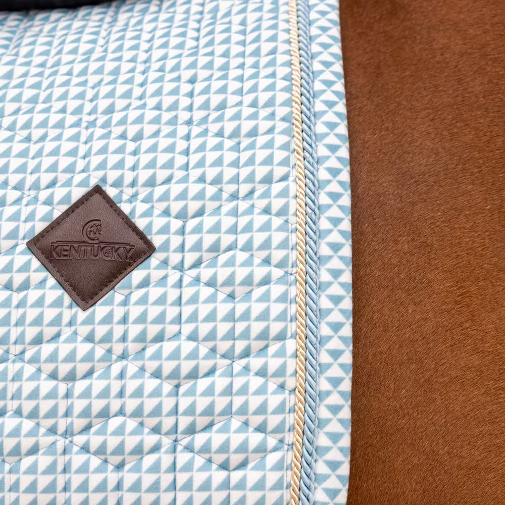 Sottosella in velluto con stampa e cuffia Kentucky Full