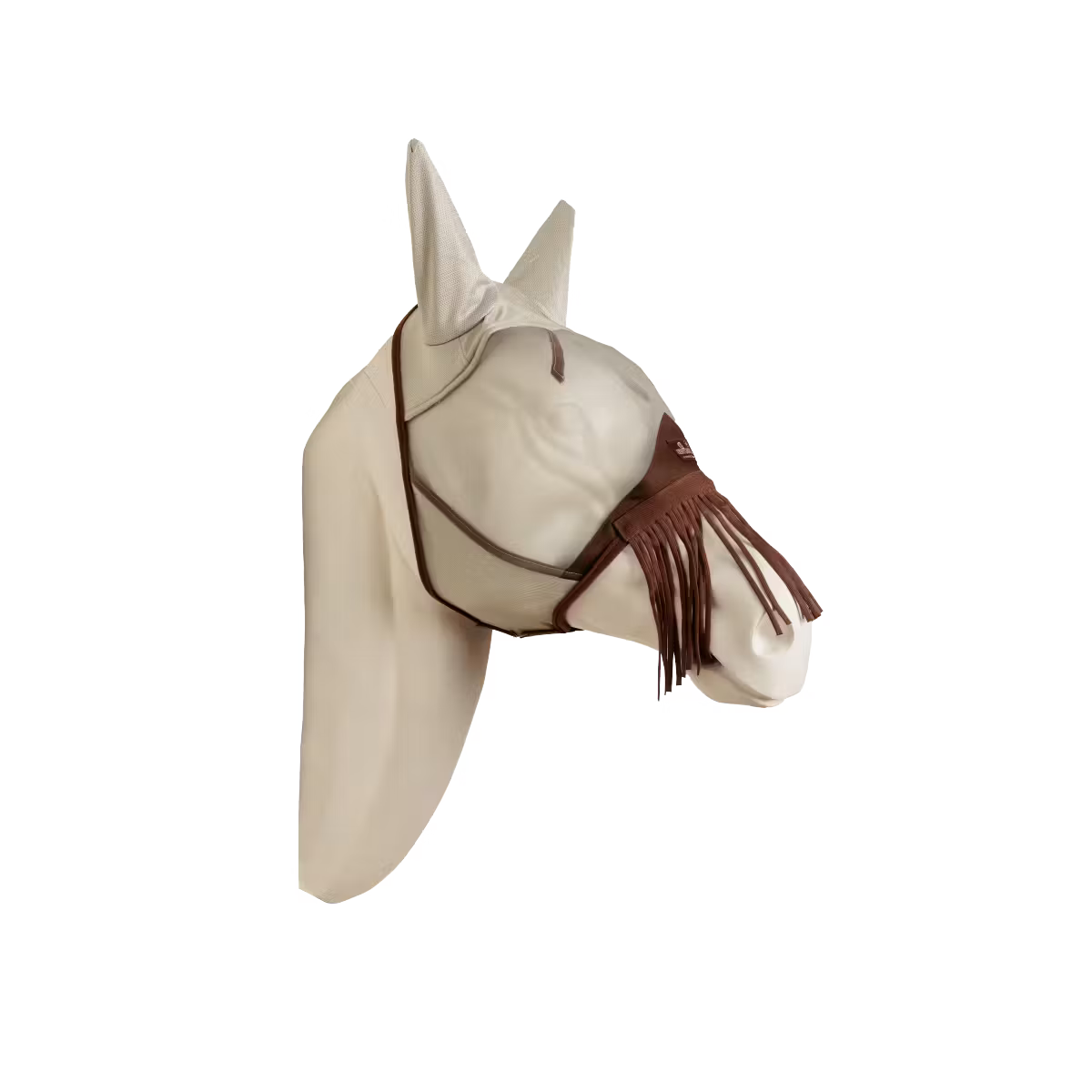 Maschera antimosche classica con orecchie e frange sul naso Kentucky