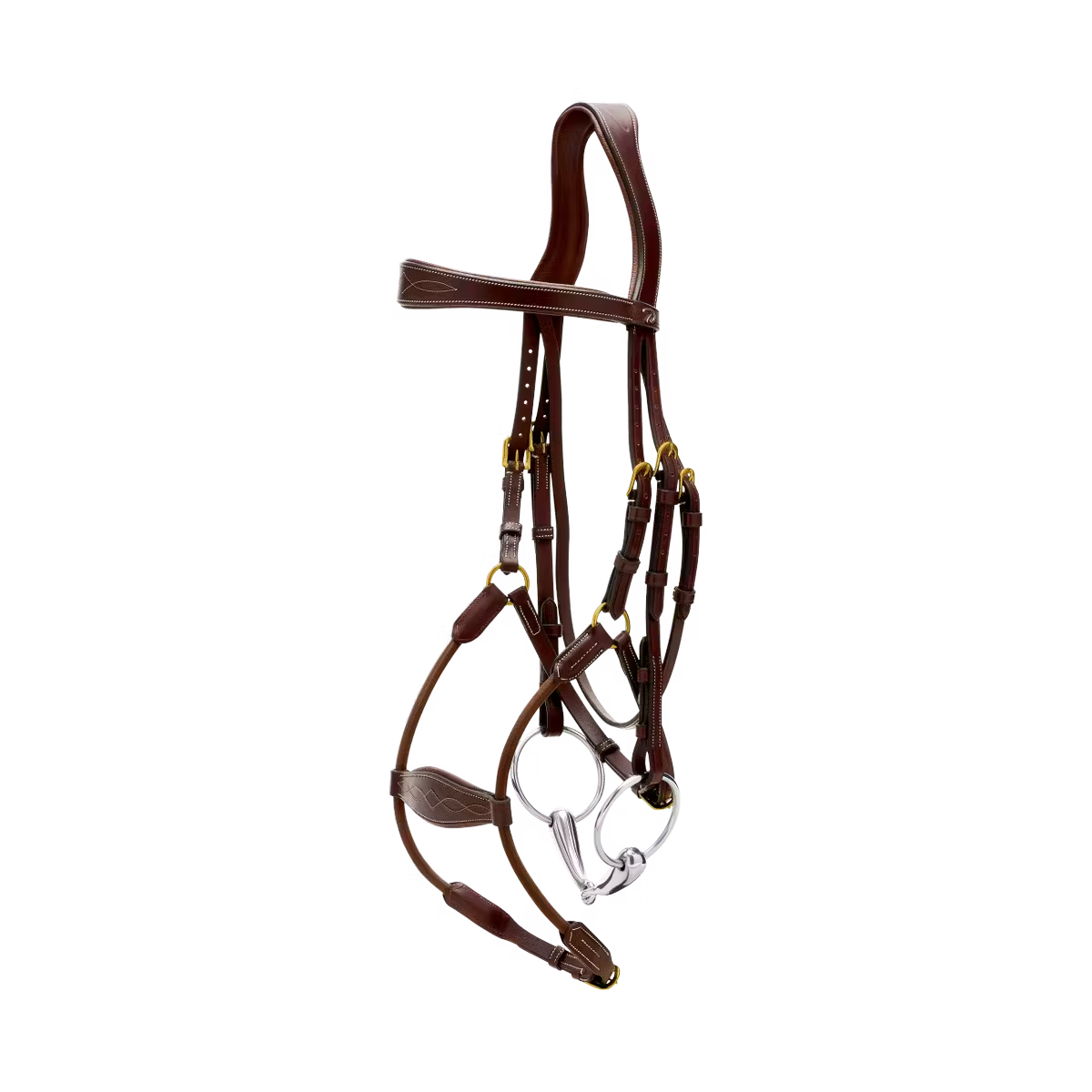 Testiera Elastic Hybrid Dy'On marrone