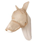 Maschera anti-mosche a forma di cuore con orecchie e naso beige