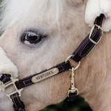 Capezza pony in cuoio con pelliccia Kentucky