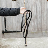 Lunghina in cuoio con catena Kentucky