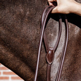 Lunghina in cuoio con catena Kentucky