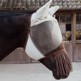 Maschera antimosche classica con orecchie e frange sul naso Kentucky