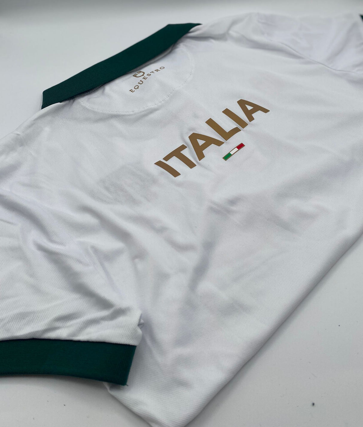 Polo donna in piquet con bottoni Equestro x Fise 100