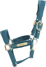 Cavezza in velluto Kentucky emerald full