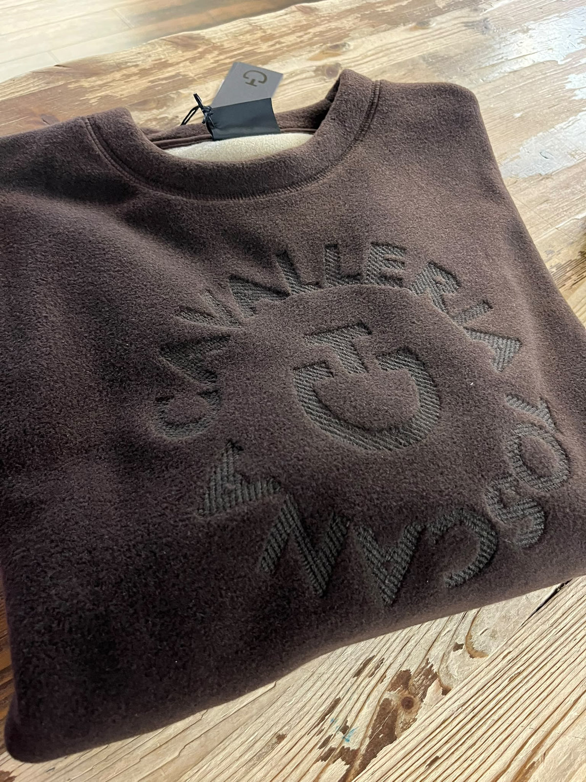 Felpa girocollo da donna con logo Cavalleria Toscana