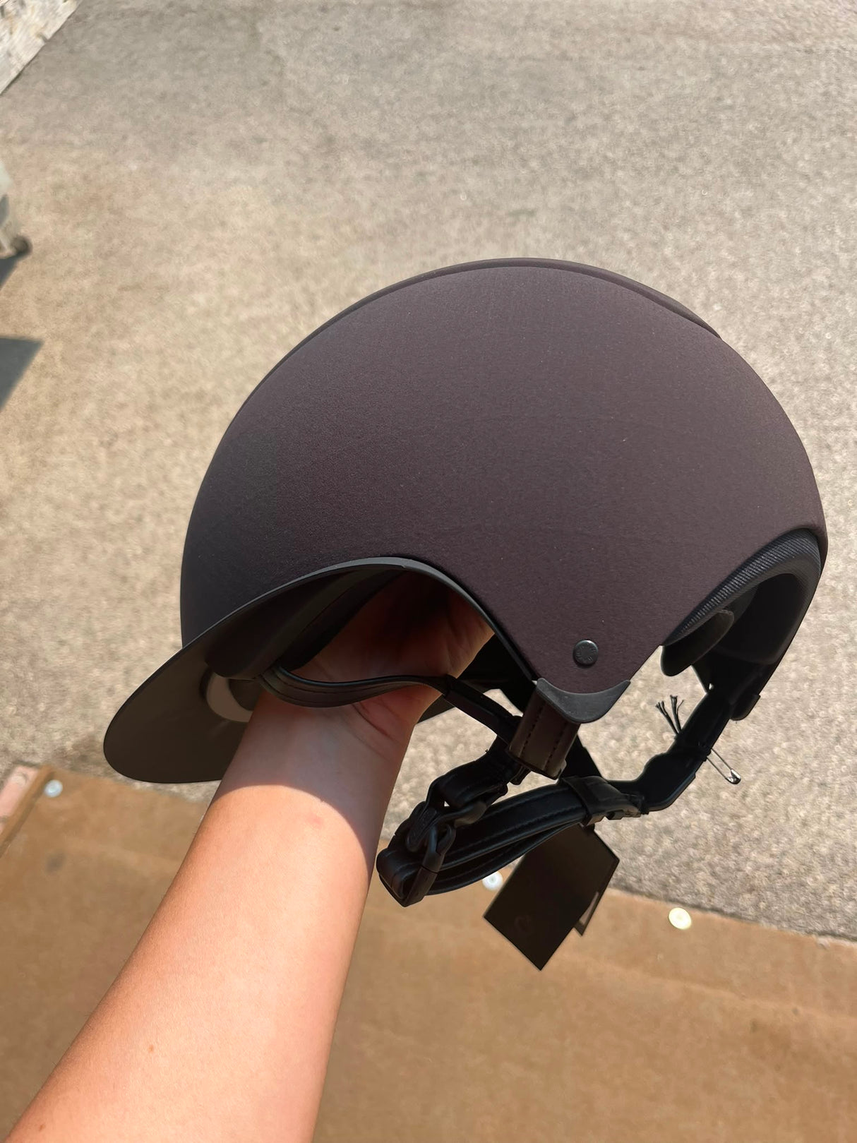 CASCO DA EQUITAZIONE VISIERA POLO Cavalleria Toscana
