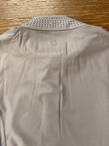Polo tecnica donna da allenamento con strass Equestro