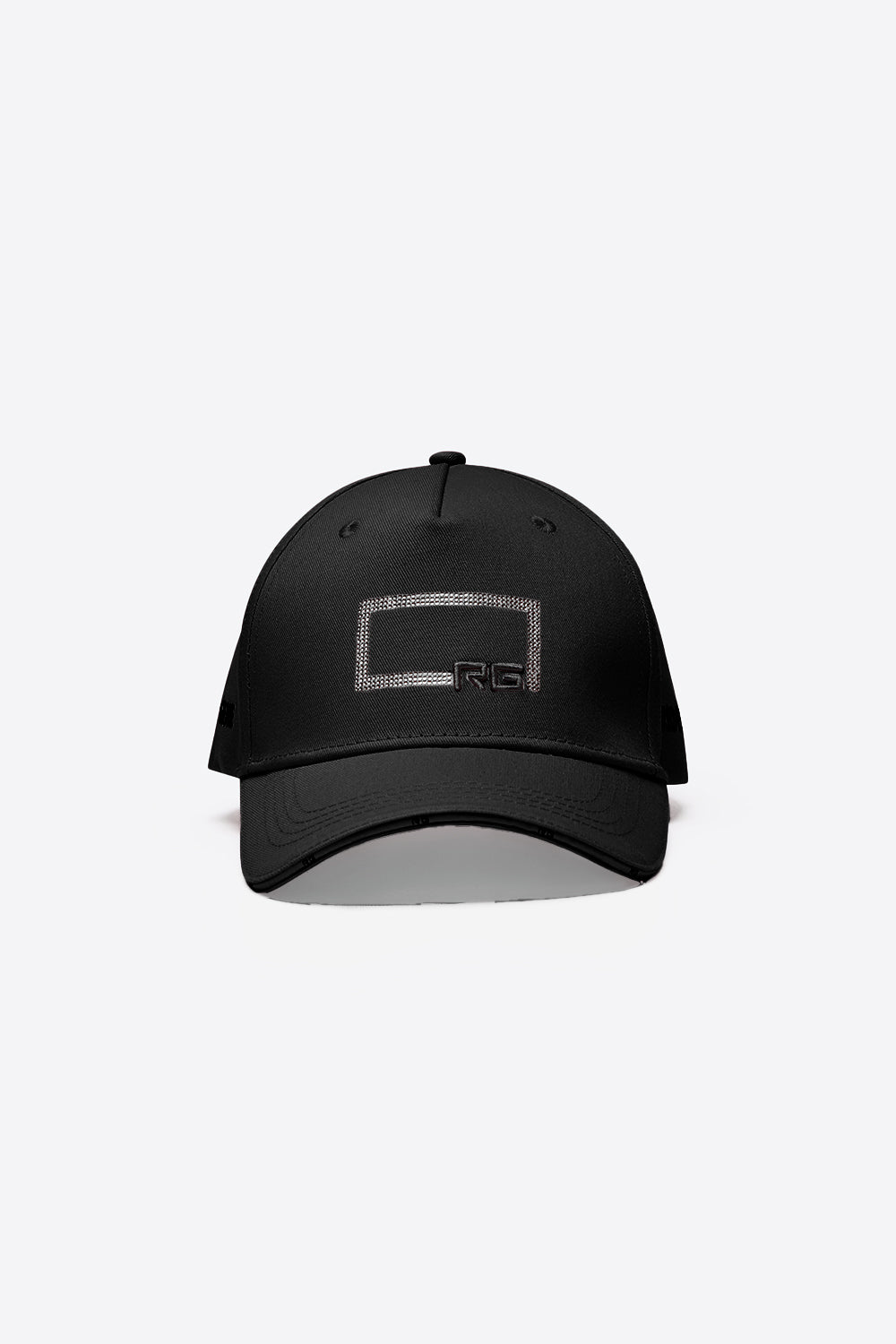 Cappello con visiera e strass RG
