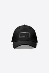Cappello con visiera e strass RG