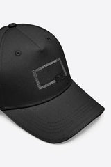 Cappello con visiera e strass RG