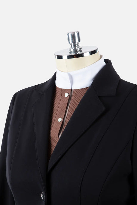 Polo da gara manica lunga donna modello Briar Animo marrone