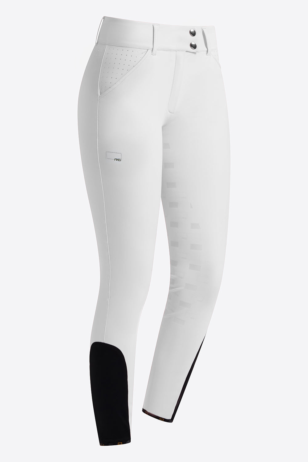 Pantalone vita alta donna full grip con strass RG