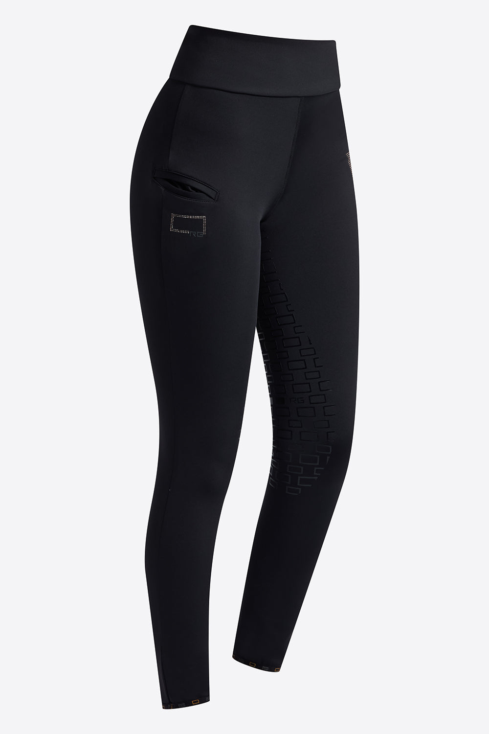 Leggings donna full grip con strass RG