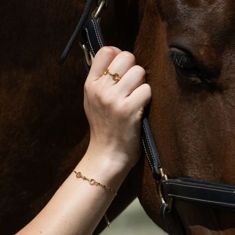 Maya anello in acciaio inossidabile Equestrian shop