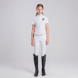 POLO TECNICA CON PATCH CAVALLO DA BAMBINA Cavalleria Toscana