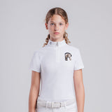 POLO TECNICA CON PATCH CAVALLO DA BAMBINA Cavalleria Toscana